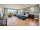 Main bedroom with sitting area and stunning views at 486 Andromeda Ln, Castle Rock, CO 80108