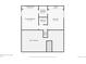 Second floor layout featuring primary bedroom, bathroom, and additional bedroom at 3708 S Danube Cir, Aurora, CO 80013