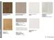 Various material samples for kitchen, bathroom, and flooring options at 3976 Breakcamp Ct, Castle Rock, CO 80108