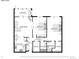 Concise floor plan highlighting the layout of the condo at 660 S Alton Way # 7A, Denver, CO 80247