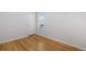 Simple bedroom with hardwood floors and a clean aesthetic at 756 Kalamath St, Denver, CO 80204