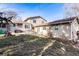 Spacious backyard with patio, shed and hot tub at 3408 S Kittredge St, Aurora, CO 80013