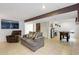 Finished basement with game table and bar area at 1160 Cardinal Ave, Brighton, CO 80601