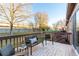 Private deck with seating area, overlooking a backyard at 2839 W Davies Dr, Littleton, CO 80120