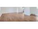 Hardwood floors in a bright and spacious living room at 6335 Martin Luther King Jr Blvd, Denver, CO 80207