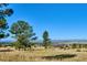 Empty lot with mountain views and distant homes at 8830 Witez Ct, Parker, CO 80134