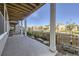 Covered patio with a view of the community street at 128 E Douglas St, Superior, CO 80027