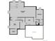 Lower level floor plan with recreation room and bedroom at 4993 Hickory Oaks St, Castle Rock, CO 80104