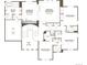 Upper floor plan with owner's retreat and three additional bedrooms at 4993 Hickory Oaks St, Castle Rock, CO 80104