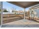 Landscaped backyard with a view and wooden fence at 5959 S Platte Canyon Dr, Littleton, CO 80123