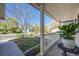 Inviting front porch with a view of the street and yard at 5256 S Ukraine St, Aurora, CO 80015