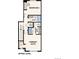 Upper floor plan with primary suite, second bedroom, and bathrooms at 455 Interlocken Blvd # 102, Broomfield, CO 80021