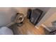 Bedroom corner with additional floor heating and storage at 2200 W Moffat Pl, Denver, CO 80221
