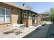 Relaxing patio with table and chairs for outdoor dining at 44 N Lincoln St, Denver, CO 80203