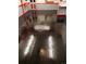 Garage with newly coated epoxy flooring and extra storage at 44 N Lincoln St, Denver, CO 80203