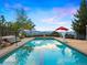 Inviting pool with mountain views, perfect for relaxing and entertaining at 29115 Summit Ranch Dr, Golden, CO 80401