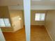 Open living area with hardwood floors, viewed from above at 8790 Allison Dr # E, Arvada, CO 80005