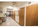 Building hallway with storage units and seating area at 9155 E Center Ave # 4B, Denver, CO 80247
