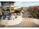 Aerial view of a community center with lake and walking paths at 3315 N Coolidge Way, Aurora, CO 80019