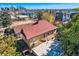 Aerial view showcasing the property's rear elevation and city views at 2736 W 24Th Ave, Denver, CO 80211