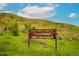 Wooden sign for William Frederick Hayden Park at Green Mountain at 1648 S Cole St # B7, Lakewood, CO 80228