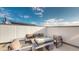 Rooftop deck with fire pit and comfortable seating at 2815 W 25Th Ave # 2, Denver, CO 80211