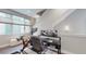 Home office with exercise bike and two monitors at 2815 W 25Th Ave # 2, Denver, CO 80211