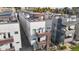 Aerial view showcasing the townhome community at 2815 W 25Th Ave # 2, Denver, CO 80211