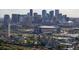 Aerial view of Downtown Denver, including the Pepsi Center and Elitch Gardens at 2815 W 25Th Ave # 2, Denver, CO 80211