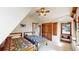Bright bedroom with two twin beds and ample closet space at 131 Russel Gulch Rd, Central City, CO 80403