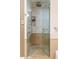 Spa-like shower with multiple shower heads and glass enclosure at 100 Detroit St # 406, Denver, CO 80206