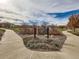 Entrance to Cowboy Park in Louisville at 1854 Jules Ln, Louisville, CO 80027