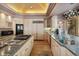 Kitchen with granite countertops and stainless steel appliances at 1682 Montane E Dr, Golden, CO 80401