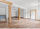 Spacious basement with wood floors and large windows at 733 Rainbow Rd, Idaho Springs, CO 80452