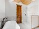 Spa-like bathroom with soaking tub and walk-in shower at 733 Rainbow Rd, Idaho Springs, CO 80452