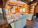 Gourmet kitchen with granite countertops and stainless steel appliances at 733 Rainbow Rd, Idaho Springs, CO 80452