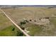 Aerial view of property highlighting its rural setting at 7384 E Greenland Rd, Franktown, CO 80116