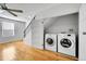 Convenient laundry room with washer and dryer included at 1431 Tamarac St, Denver, CO 80220