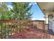 Wooden deck with railing offering scenic views at 2460 Eileen Way, Parker, CO 80138