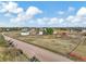 Aerial view of property showcasing house and acreage at 2460 Eileen Way, Parker, CO 80138