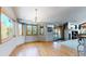 Dining area with large windows offering scenic views at 6474 Lone Eagle Rd, Golden, CO 80403