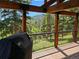 Relaxing deck with mountain views and a covered grill area at 6474 Lone Eagle Rd, Golden, CO 80403