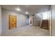 Spacious basement area with multiple rooms at 6474 Lone Eagle Rd, Golden, CO 80403