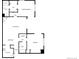 Two-bedroom floor plan with open living area at 10243 E Peakview Ave # A103, Englewood, CO 80111