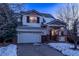 Attractive two-story home with a welcoming front porch at 9551 Longford Way, Parker, CO 80134