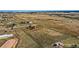 Aerial view of property with house and large lot at 2452 Shetland Trl, Elizabeth, CO 80107