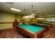 Game room with multiple billiard tables at 13500 E Cornell Ave # 302, Aurora, CO 80014