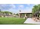 Community clubhouse with picnic tables and lawn area at 1871 Grayside Cir, Castle Rock, CO 80109