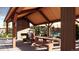 Community outdoor space with covered pavilion and fireplace at 1871 Grayside Cir, Castle Rock, CO 80109