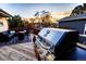Enjoy grilling on this deck with a built-in gas grill and city views at 11008 Vrain Ct, Westminster, CO 80031